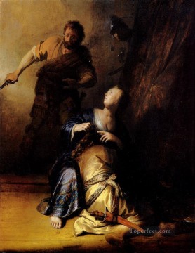 Samson And Delilah Rembrandt Oil Paintings